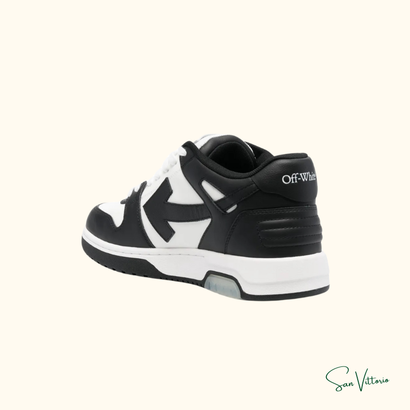 Tênis Out of Office Calf Leather Black Off-White
