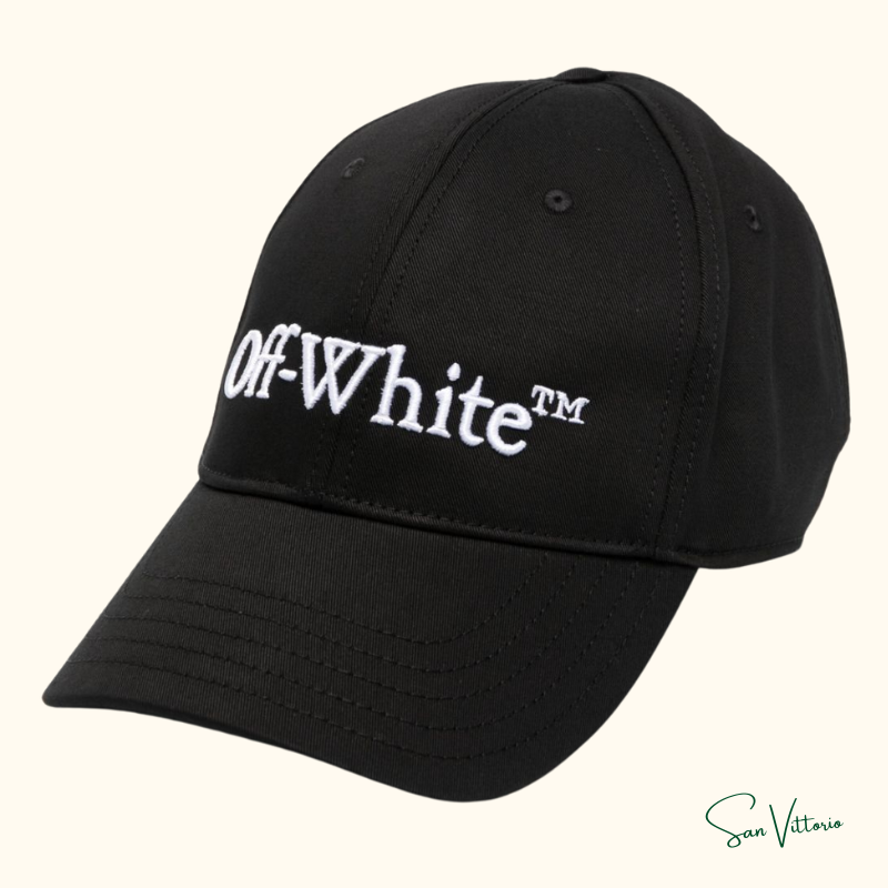 Boné "Bookish" com logo bordado Off-White