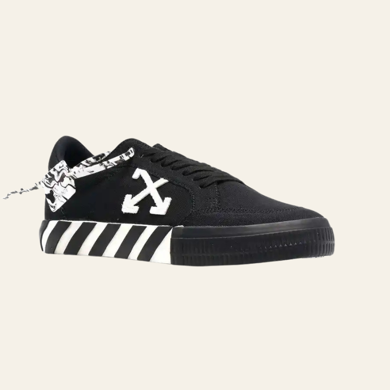 Tênis "Vulcanized Low Canvas" Off-White Preto