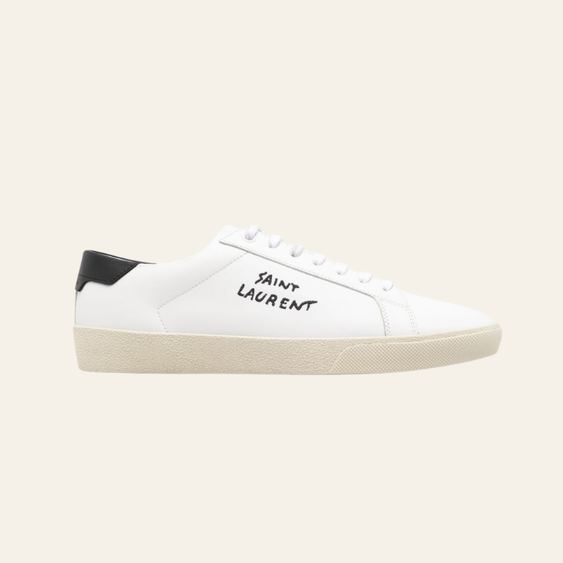 Tênis Cano Baixo Yves Saint Laurent Branco