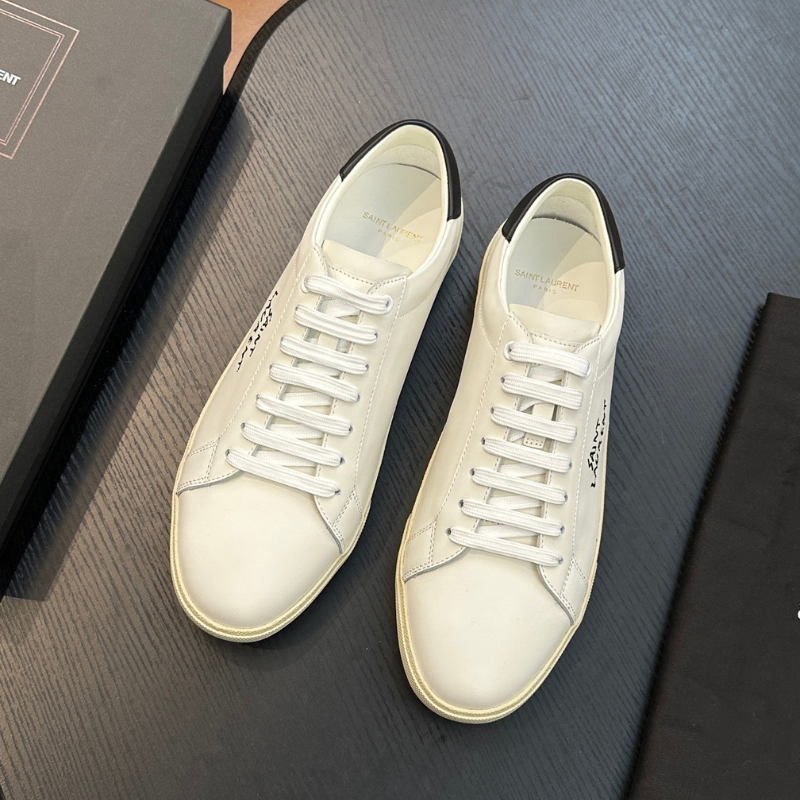 Tênis Cano Baixo Yves Saint Laurent Branco