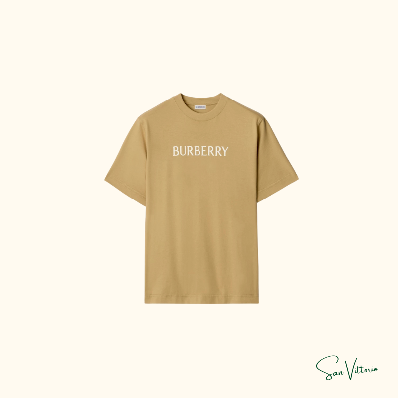 Camiseta de algodão Burberry