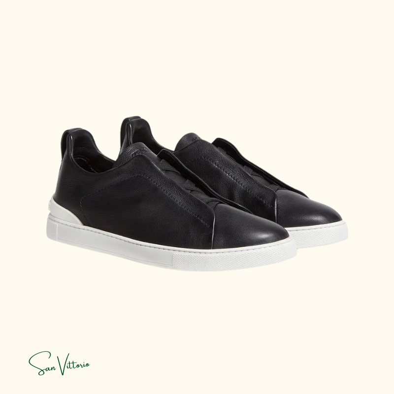 Tênis "Triple Stitch" Zegna Couro